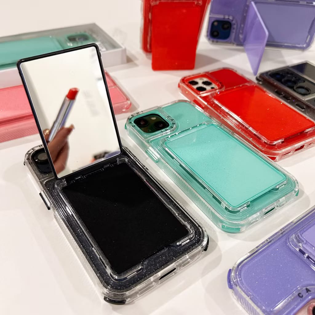TPU Mirror Kickstand Case – Shockproof & Stylish