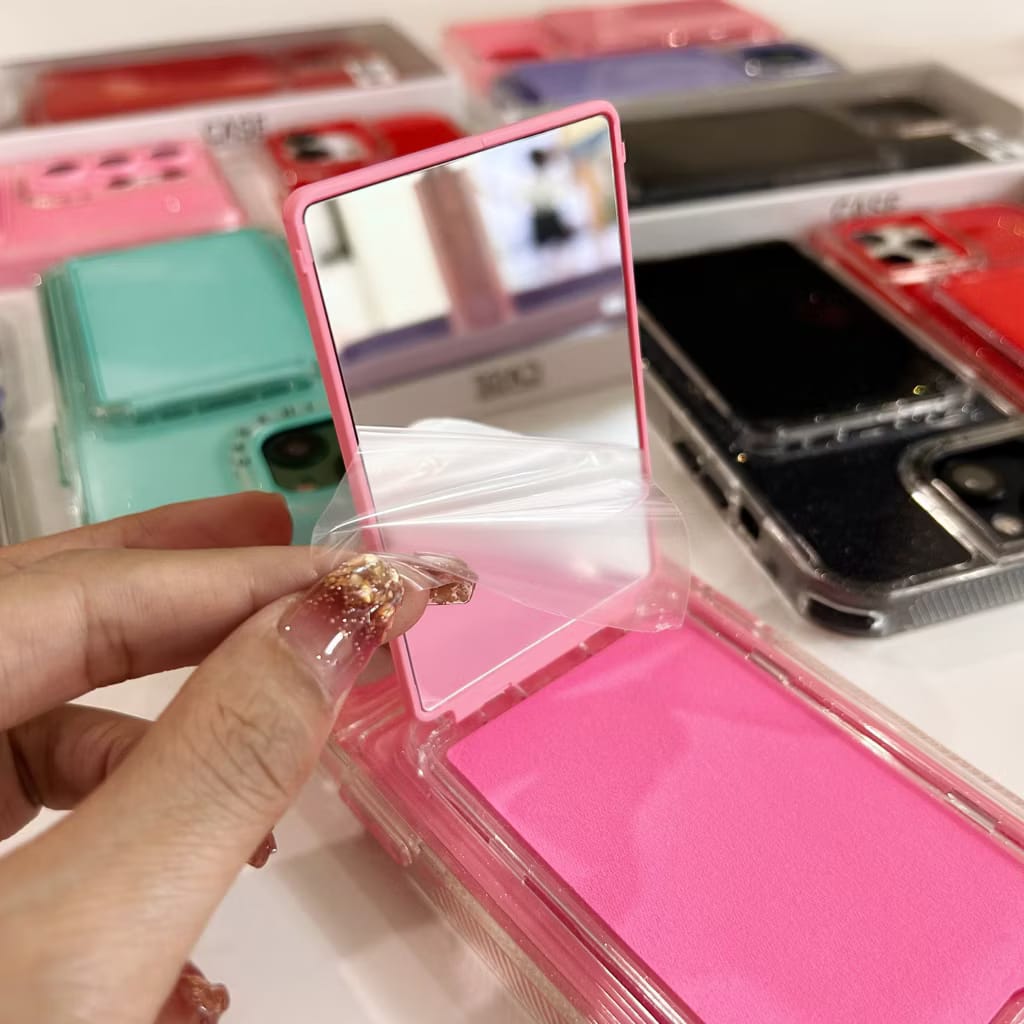 TPU Mirror Kickstand Case – Shockproof & Stylish