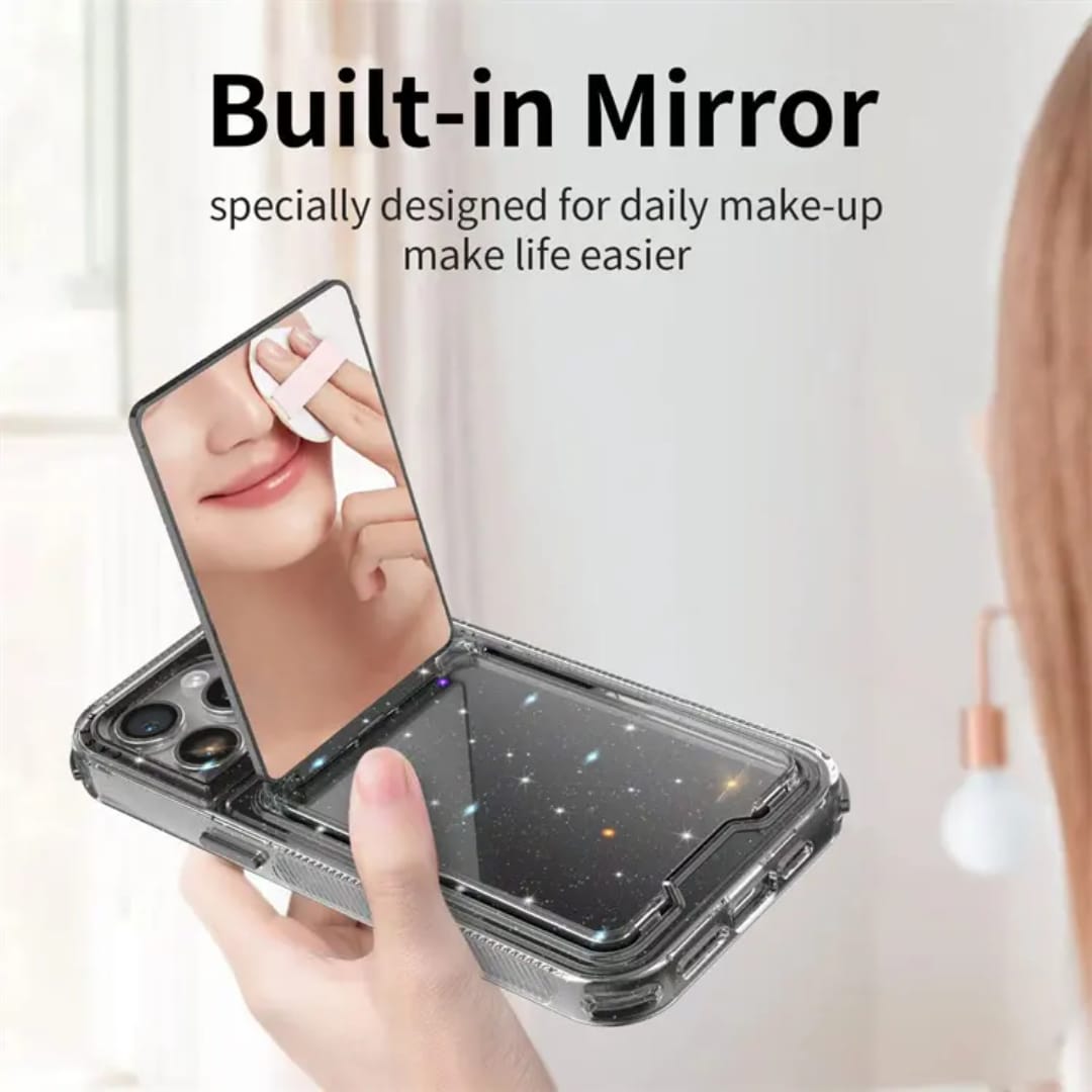 TPU Mirror Kickstand Case – Shockproof & Stylish