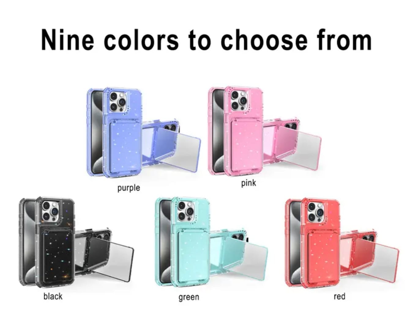 TPU Mirror Kickstand Case – Shockproof & Stylish