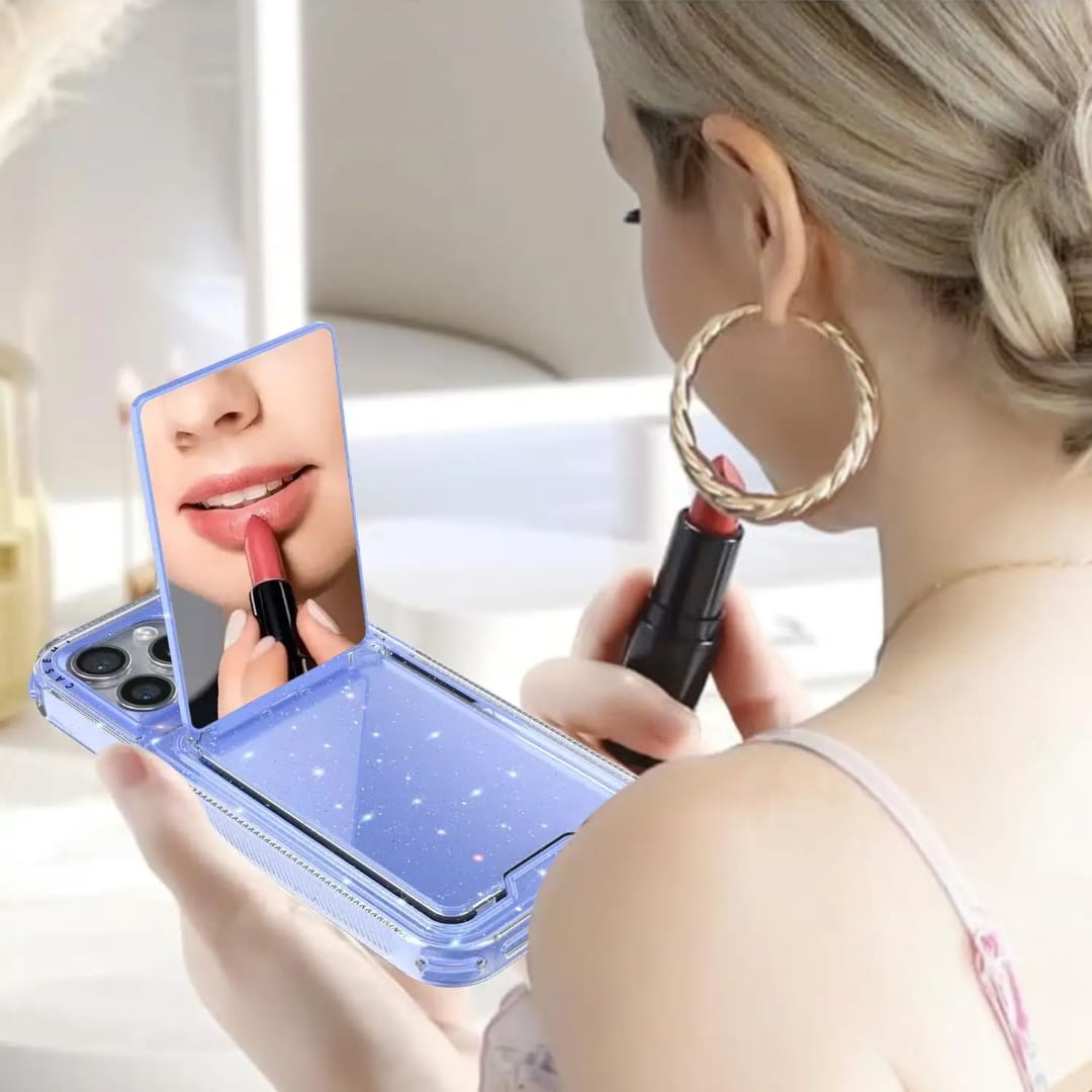 TPU Mirror Kickstand Case – Shockproof & Stylish