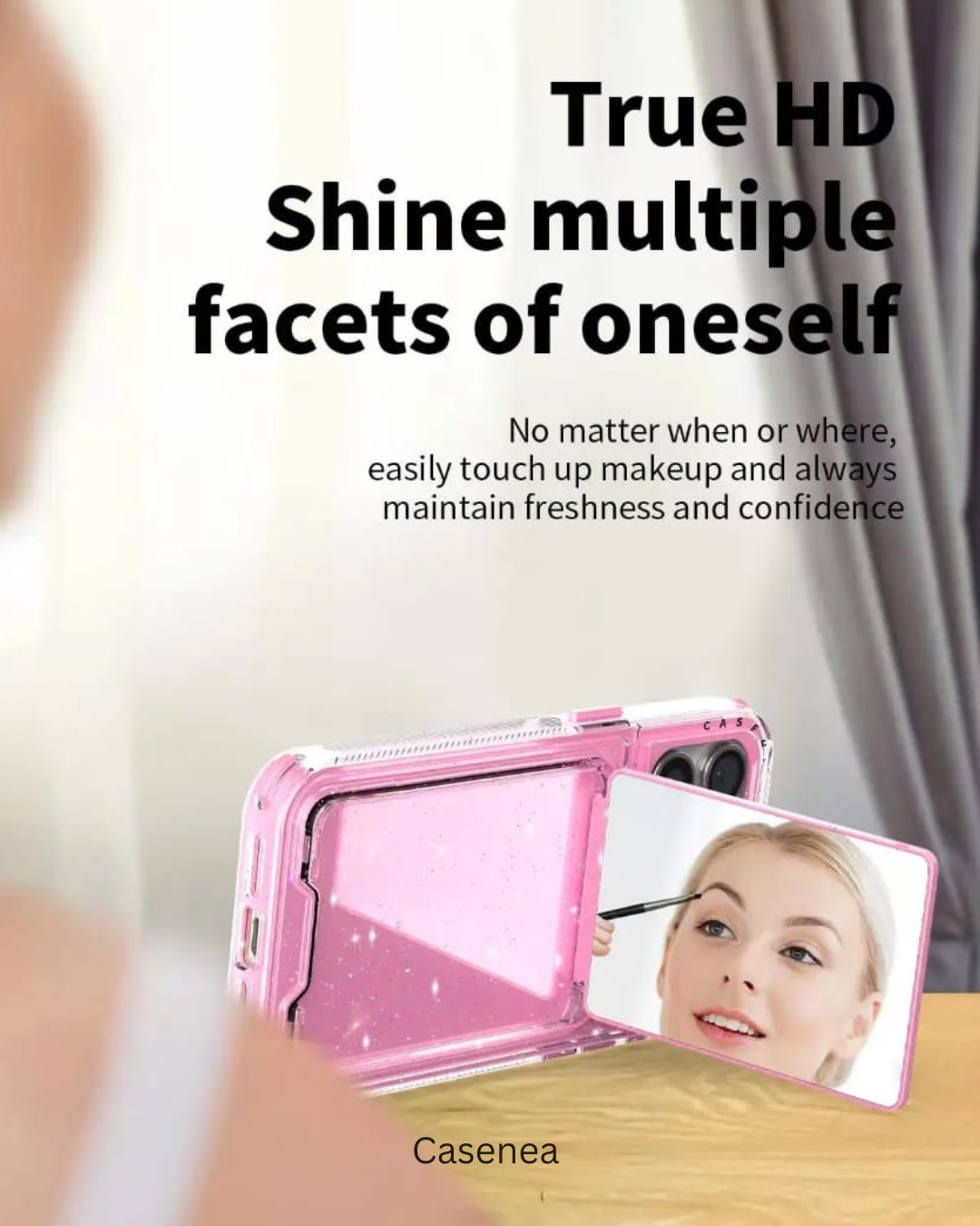 TPU Mirror Kickstand Case – Shockproof & Stylish