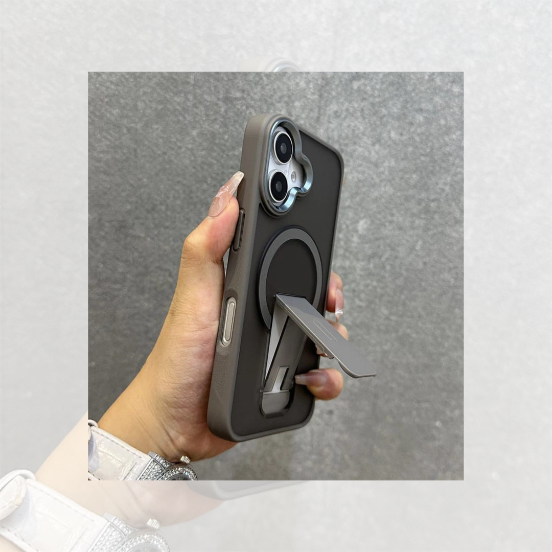Casenea™ Luxury Kickstand Case for iPhone – Rugged & Stylish Protection