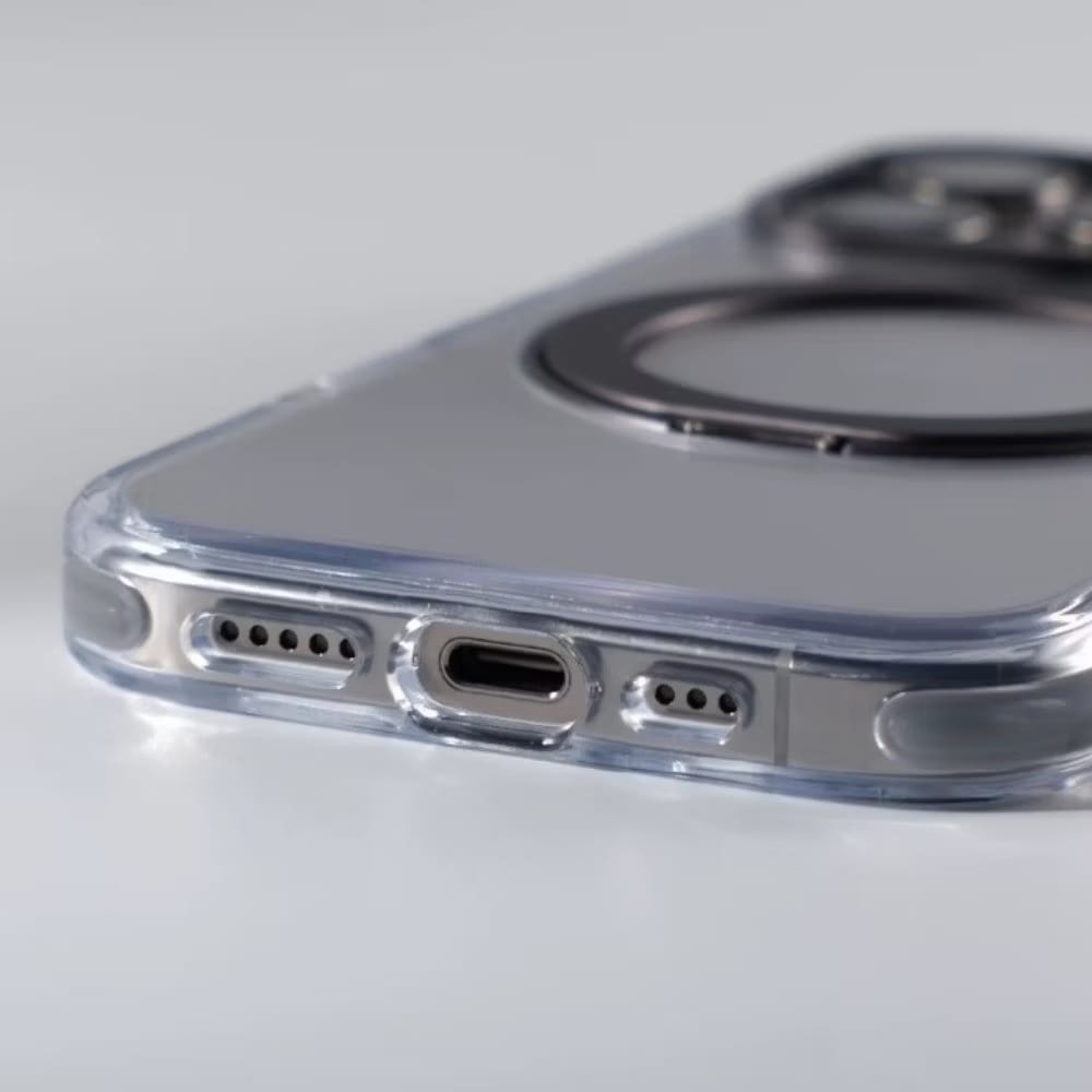 Hard Protective Case with Built-in Kickstand & Metal Frame – Military Grade Protection