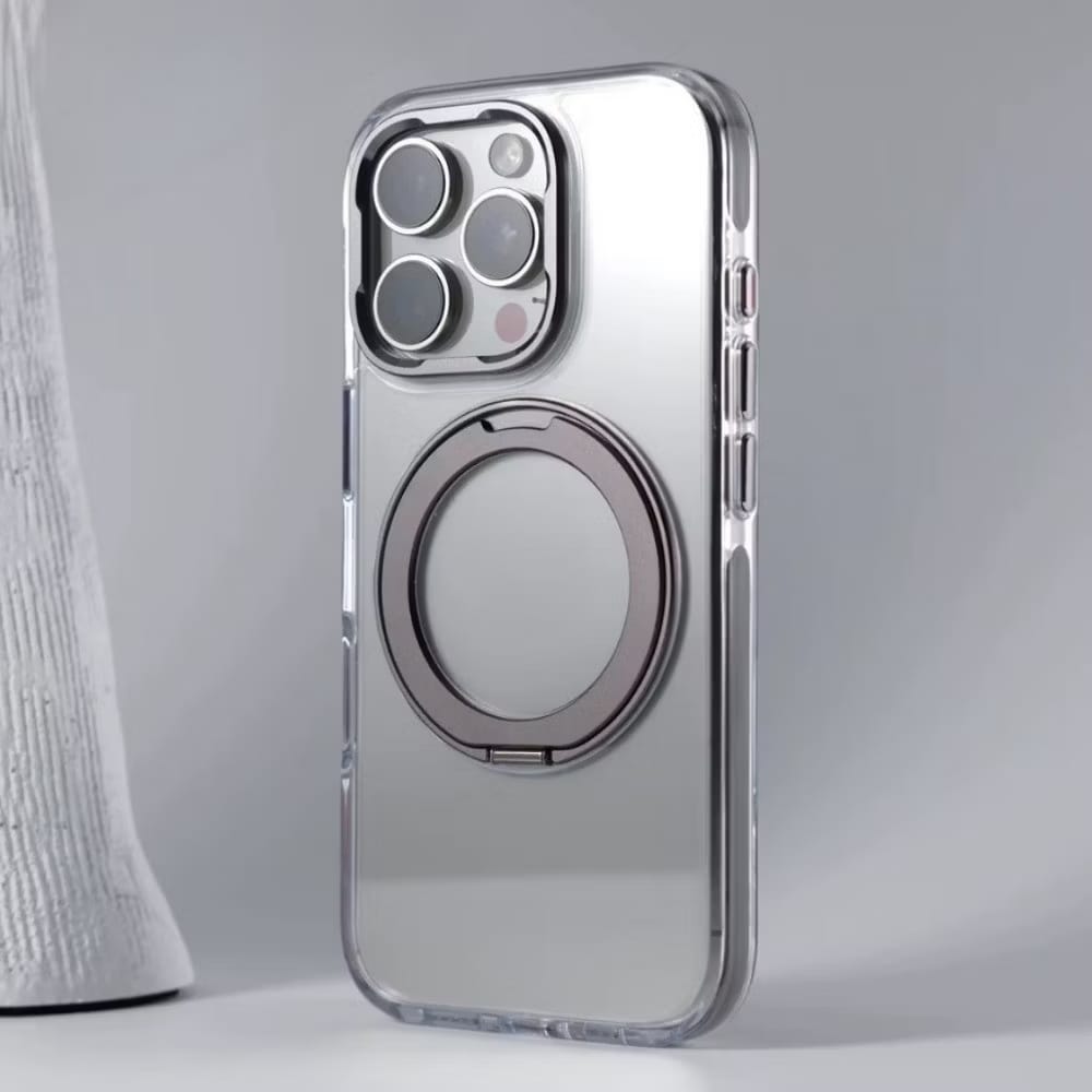 Hard Protective Case with Built-in Kickstand & Metal Frame – Military Grade Protection