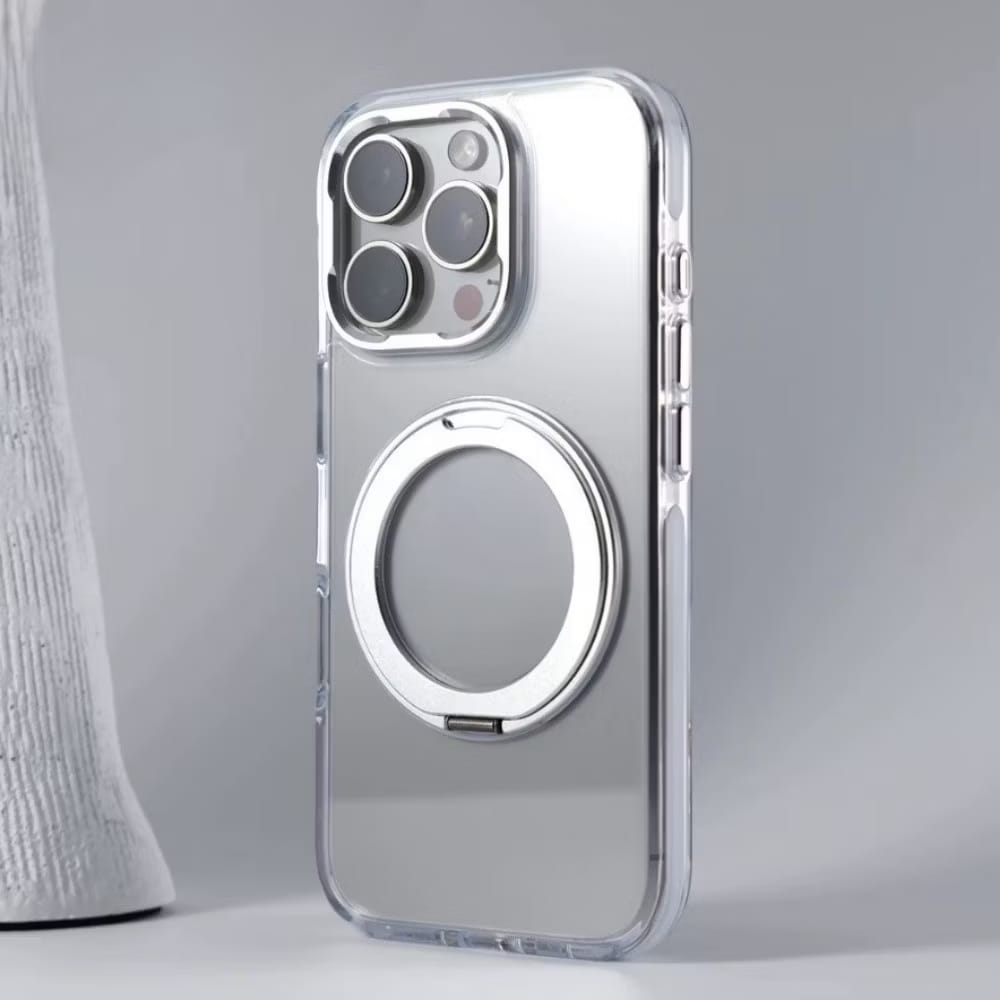 Hard Protective Case with Built-in Kickstand & Metal Frame – Military Grade Protection