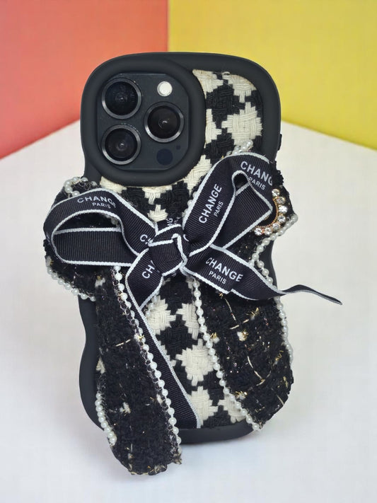 Casenea™ Fabric-Fusion Hybrid Case for iPhone Series – Soft Textile Look with Shockproof Protection