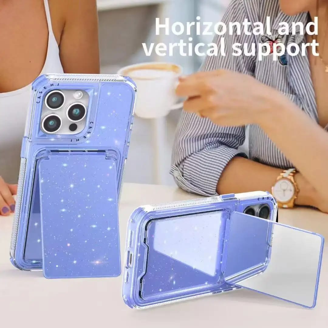 TPU Mirror Kickstand Case – Shockproof & Stylish