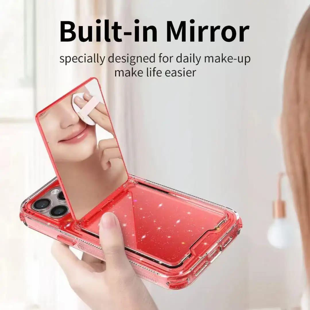 TPU Mirror Kickstand Case – Shockproof & Stylish